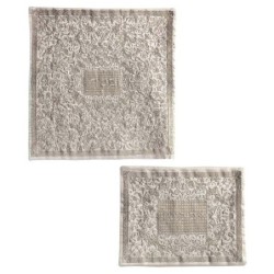 Flowers & Pomegranates: Yair Emanuel Fully Embroidered Matzah Cover an