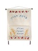 Yair Emanuel Embroidered Wall Hanging with Pouch: Bencher (Birkat Hama