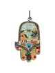 Yair Emanuel Wood Painted Hamsa - Collage