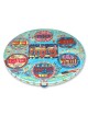 Wooden Seder Plate With Oriental Design By Yair Emanuel