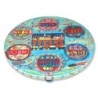 Wooden Seder Plate With Oriental Design By Yair Emanuel