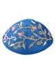 Yair Emanuel Embroidered Silk Kippah - Tulips