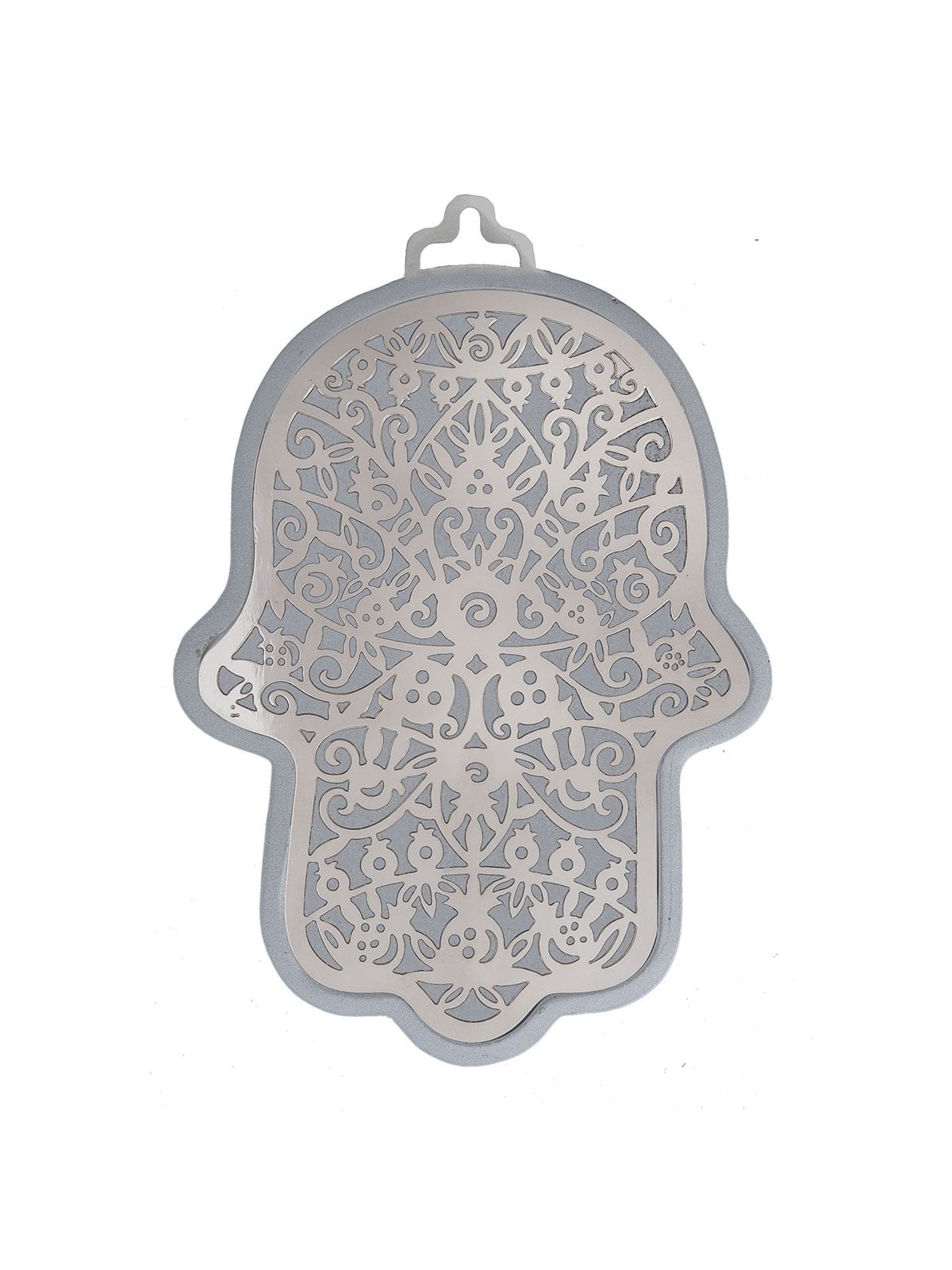 Yair Emanuel Anodized Aluminum Pomegranate Hamsa Wall Hanging (Choice