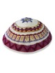 Yair Emanuel Embroidered Silk Kippah - Geometrical - Variety of Colors