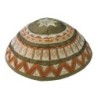 Yair Emanuel Embroidered Silk Kippah - Geometrical - Variety of Colors