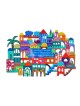 Jerusalem Skyline Hand-Painted Wall Hanging by Yair Emanuel