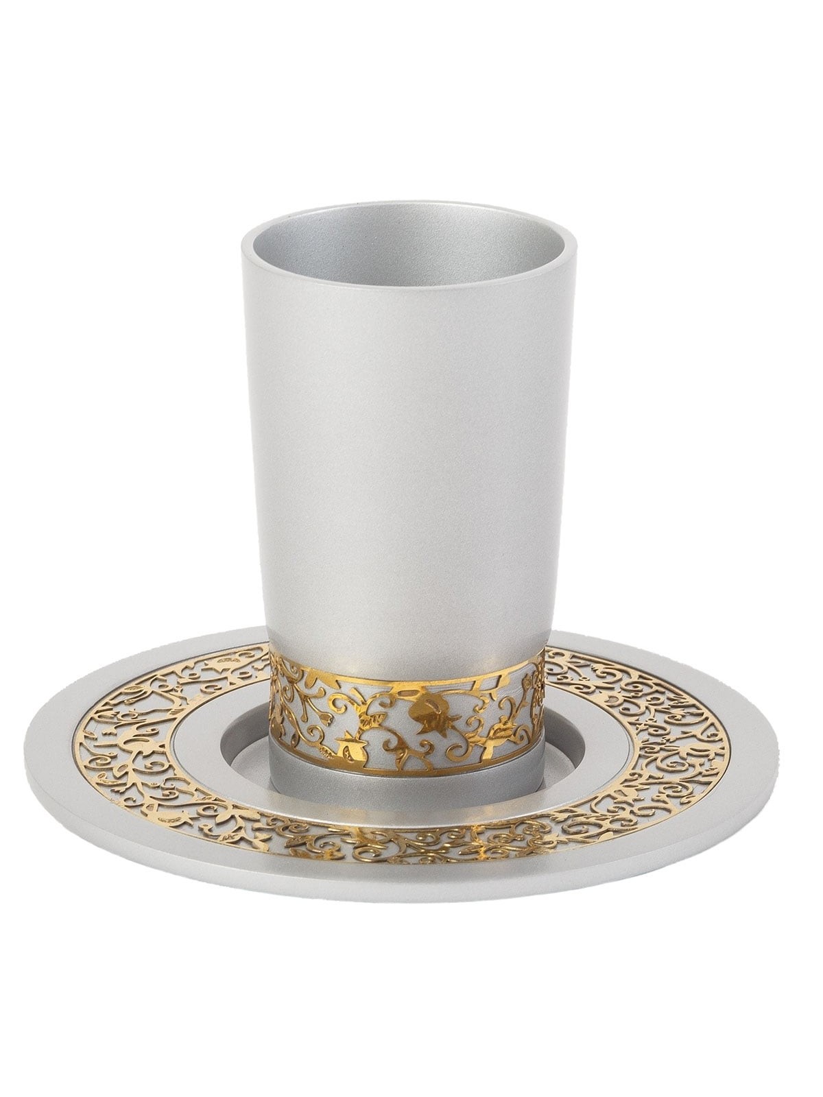 Yair Emanuel Pomegranate Anodized Aluminum Kiddush Cup - Variety of Co