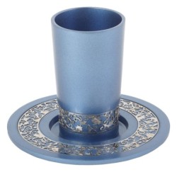 Yair Emanuel Pomegranate Anodized Aluminum Kiddush Cup - Variety of Co