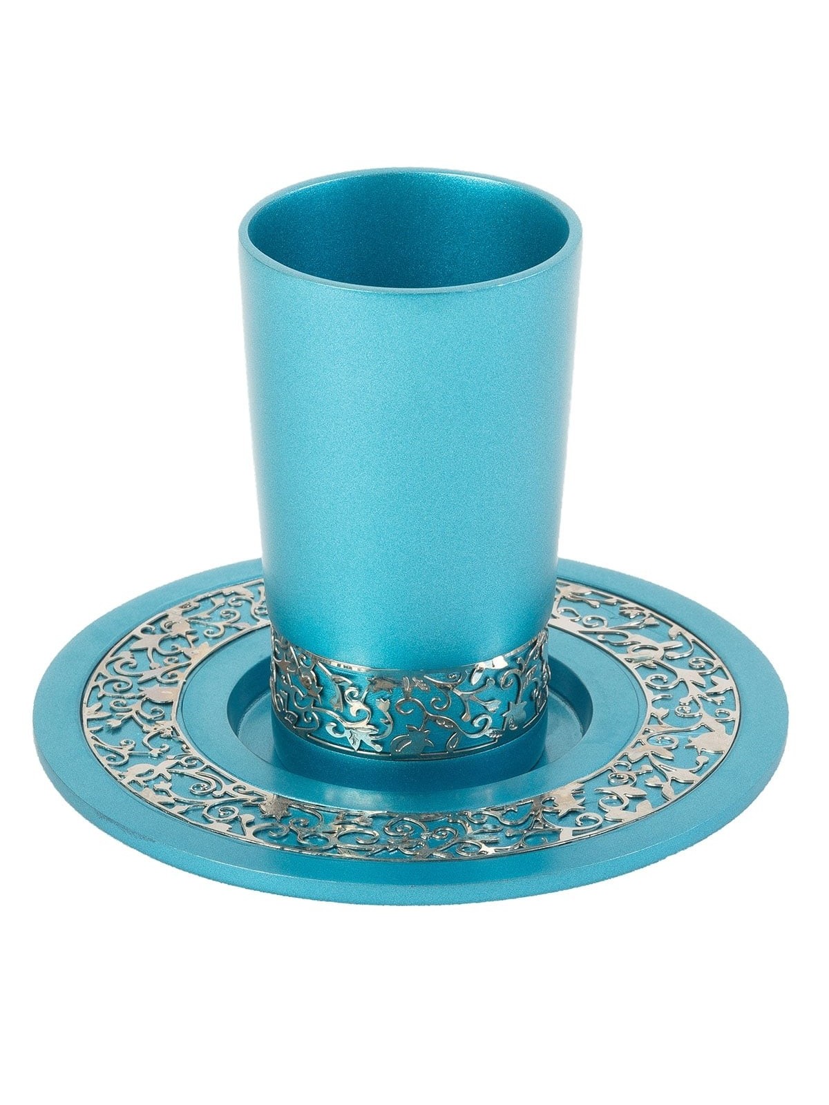 Yair Emanuel Pomegranate Anodized Aluminum Kiddush Cup - Variety of Co