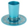 Yair Emanuel Pomegranate Anodized Aluminum Kiddush Cup - Variety of Co