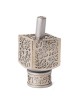 Yair Emanuel Pomegranate & Floral Pattern Metal Dreidel (Range of Colo