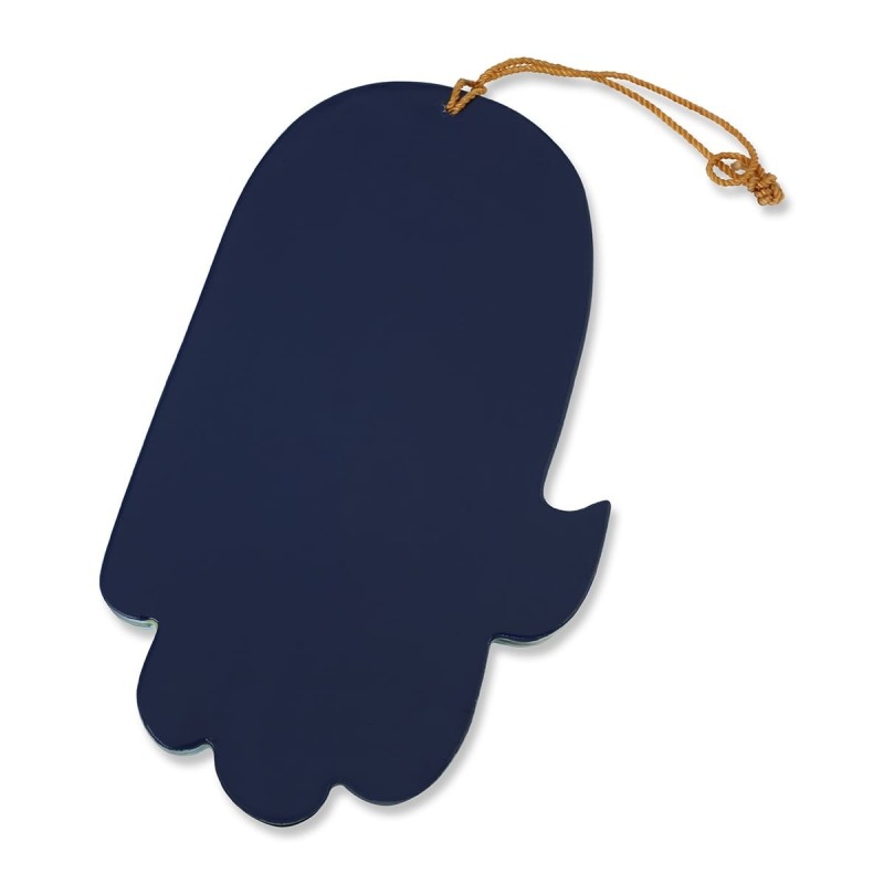 Yair Emanuel Small Wood Painted Hamsa - Birds