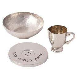 Yair Emanuel 'I Washed My Hands in Purity' Stainless Steel Mayim Achro
