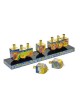 Yair Emanuel Wooden Dreidel Hanukkah Menorah - Jerusalem