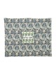Yair Emanuel Embroidered Plata Cover (Blech Cover) - Blue and Green Le
