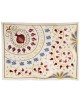 Yair Emanuel Machine Embroidery Challah Cover - Round Pomegranates
