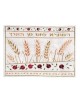 Yair Emanuel Machine Embroidery Challah Cover - Wheat