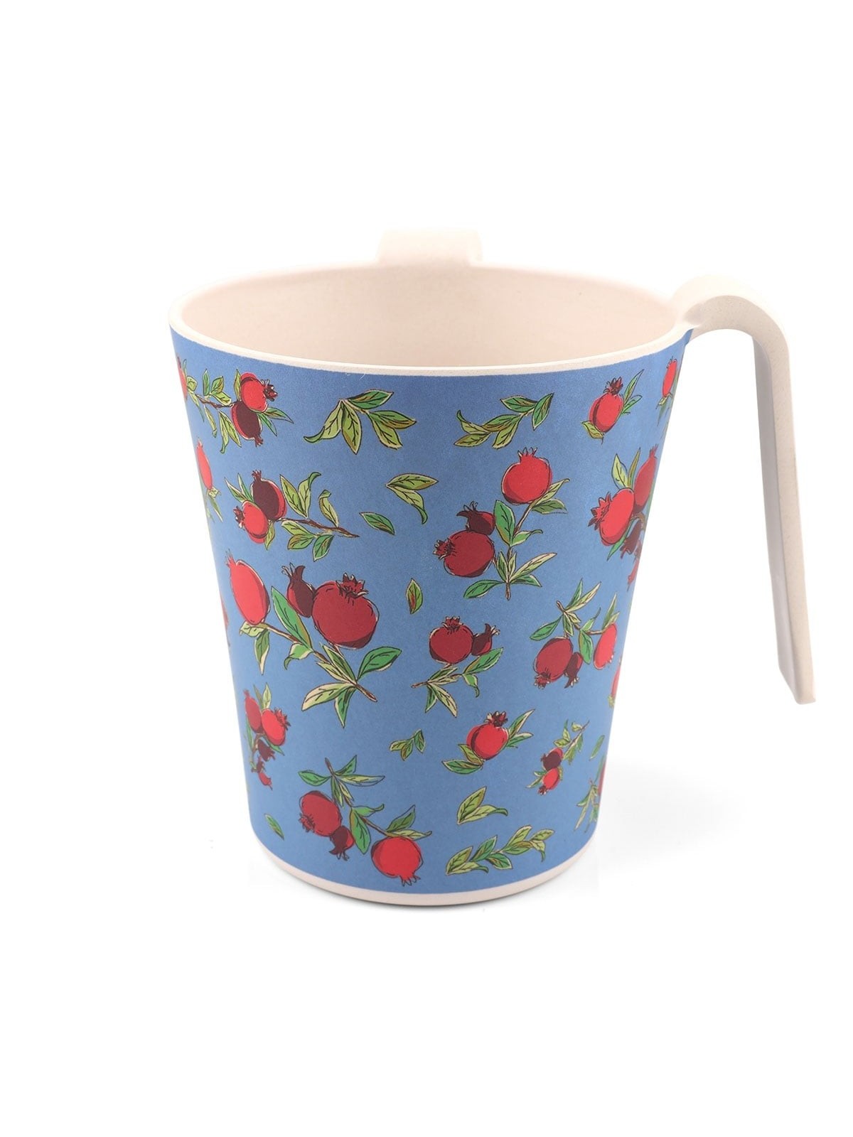 Yair Emanuel Bamboo Pomegranates Washing Cup (Netilat Yadayim) - Blue