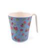 Yair Emanuel Bamboo Pomegranates Washing Cup (Netilat Yadayim) - Blue