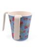 Yair Emanuel Bamboo Pomegranates Washing Cup (Netilat Yadayim) - Blue