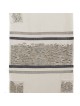 Yair Emanuel Embroidered Silver Jerusalem Tallit (Prayer Shawl) Set