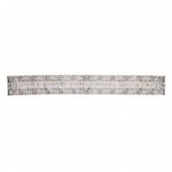 Yair Emanuel Fully Embroidered Cotton Silvery Floral Tallit (Prayer Sh