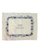 Yair Emanuel Embroidered Challah Cover - Jerusalem Blue