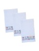 Set of 3 Embroidered Seder Towels - Kadesh Urchatz (Multi-Color)