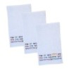 Set of 3 Embroidered Seder Towels - Kadesh Urchatz (Multi-Color)