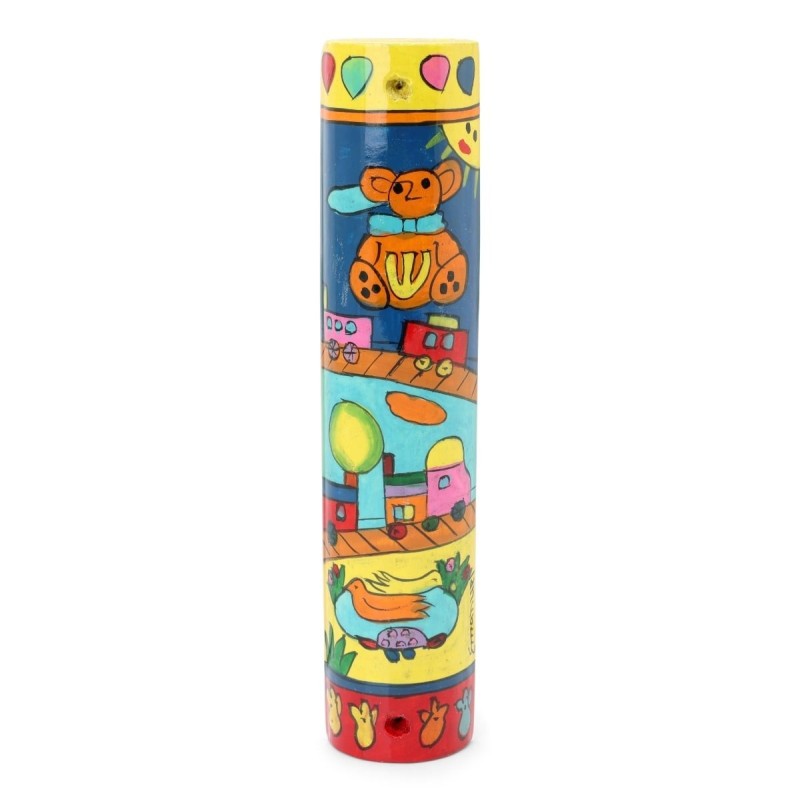 Yair Emanuel Large Wooden Mezuzah - Toys