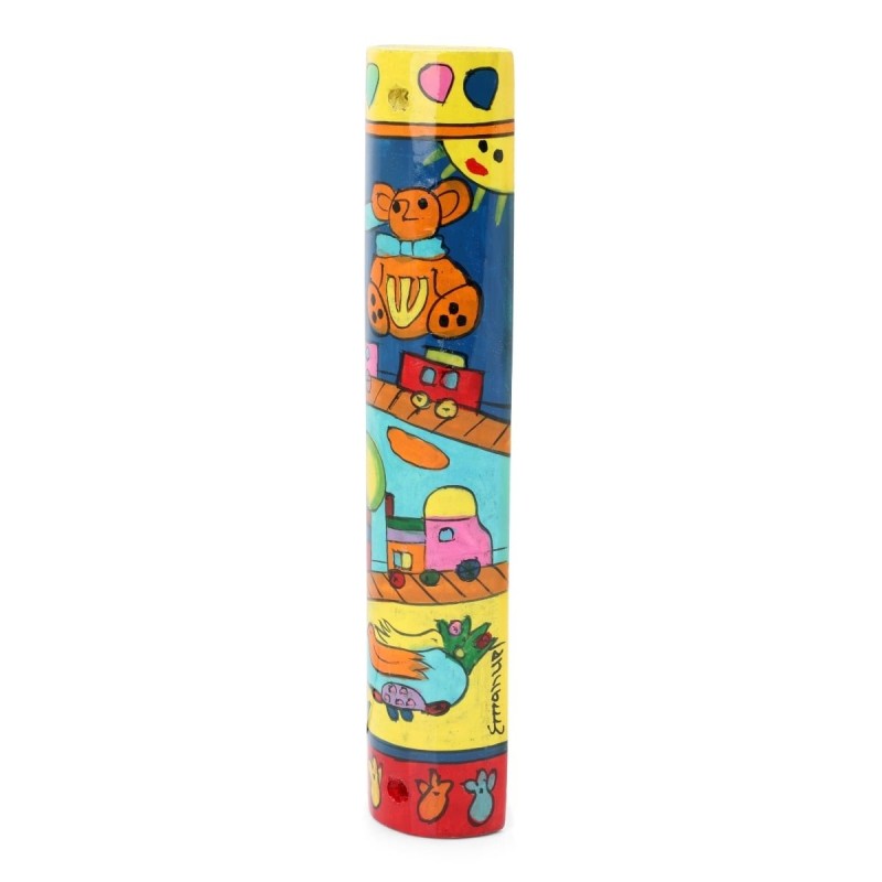 Yair Emanuel Large Wooden Mezuzah - Toys