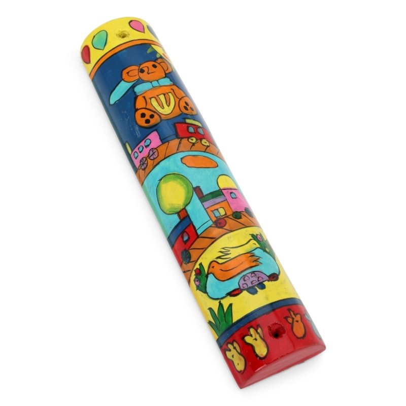 Yair Emanuel Large Wooden Mezuzah - Toys
