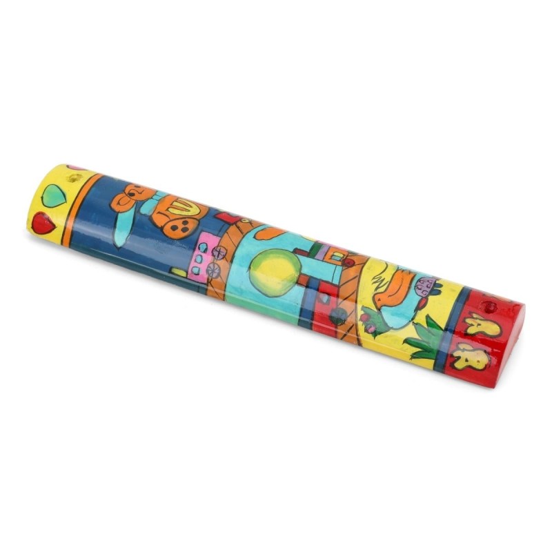 Yair Emanuel Large Wooden Mezuzah - Toys