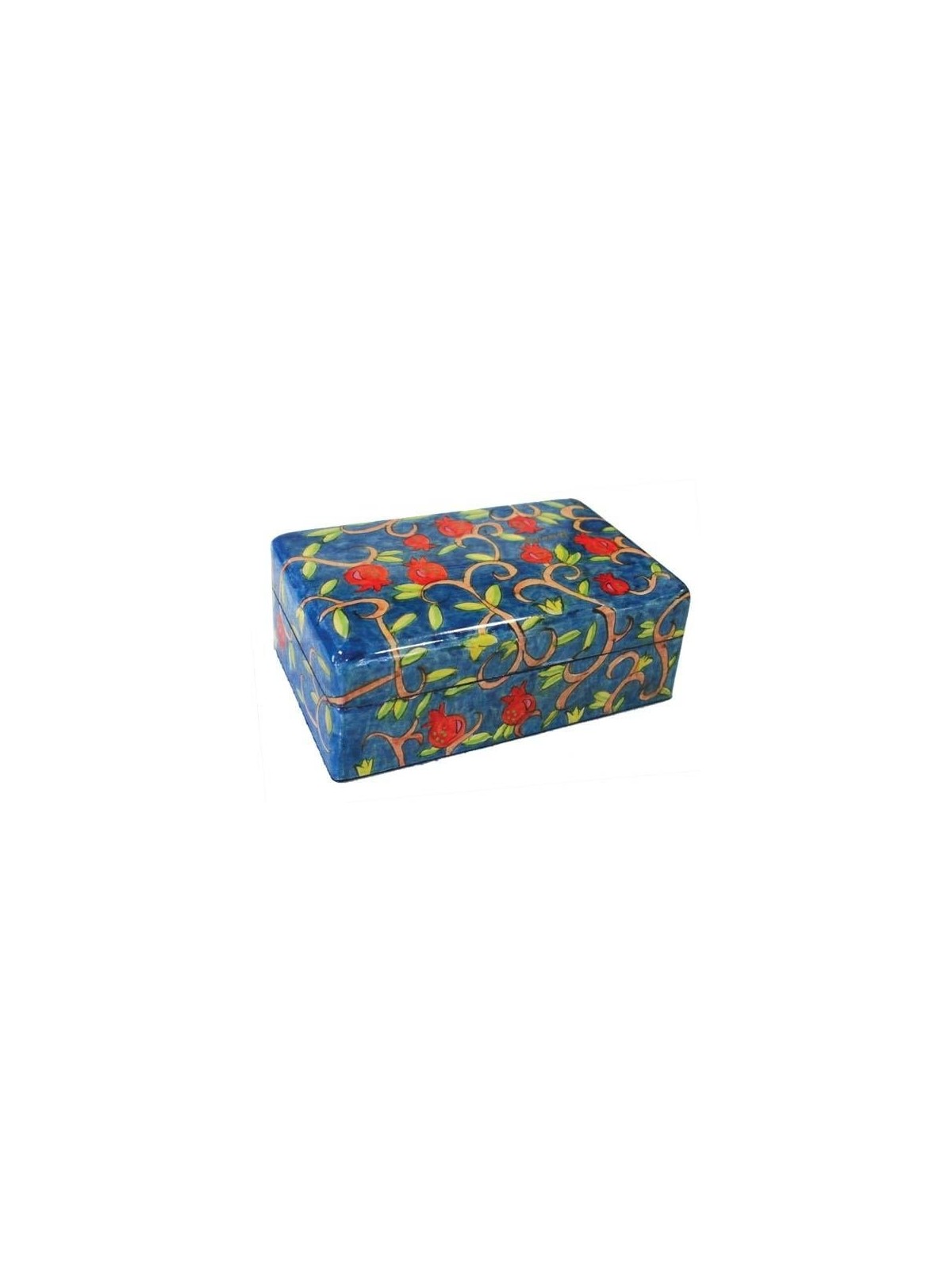 Yair Emanuel Jewelry Box - Pomegranates (Medium)