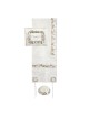 Yair Emanuel Embroidered Polysilk Tallit with Jerusalem Design (White)