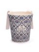 Yair Emanuel Bamboo Washing Cup - Floral Design (Blue)