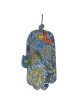 Yair Emanuel Wood Painted Hamsa - Seven Species