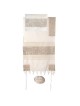 Yair Emanuel Hand Embroidered Cotton Jerusalem Tallit in Silver