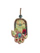 Yair Emanuel Small Wood Painted Hamsa - Classic