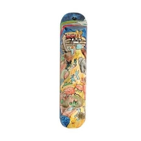 Yair Emanuel Large Wooden Mezuzah - Noah's Ark