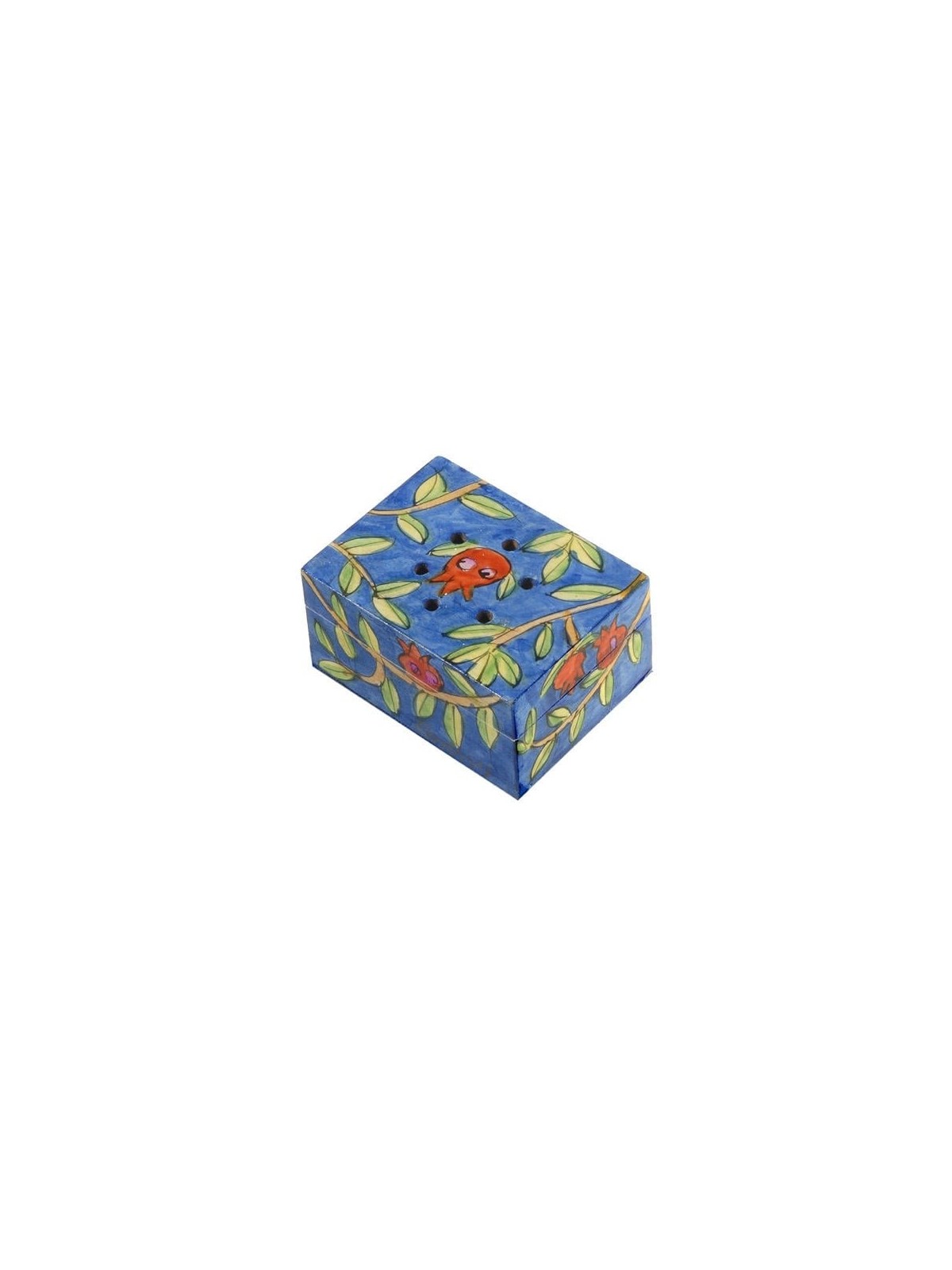 Yair Emanuel Wooden Havdalah Spice Box - Pomegranates