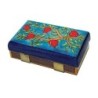 Yair Emanuel Kitchen Size Painted Wooden Match Box - Pomegranate Branc
