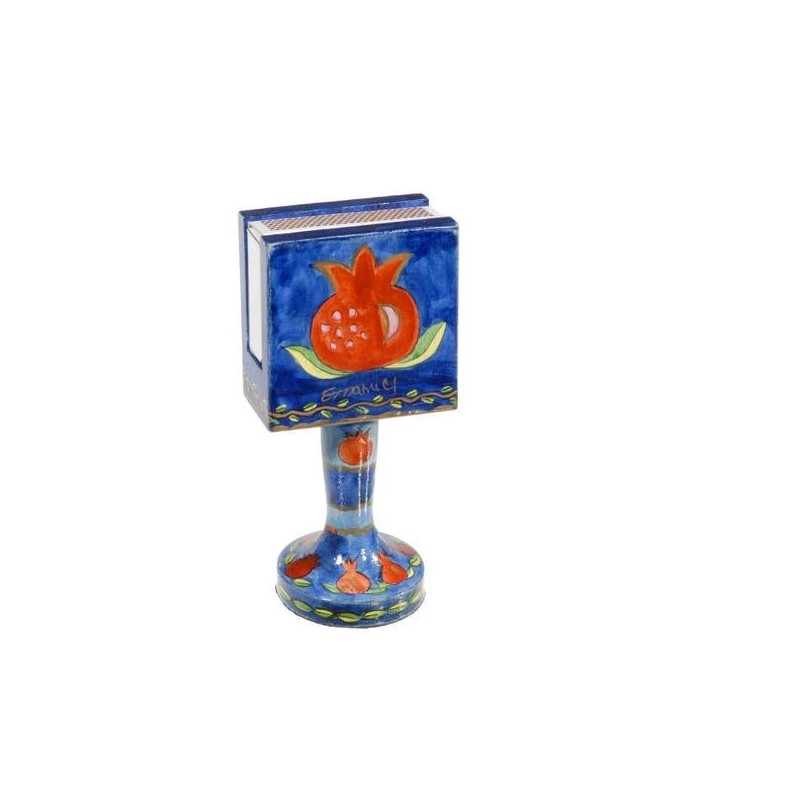 Yair Emanuel Standing Match Box Holder - Pomegranate