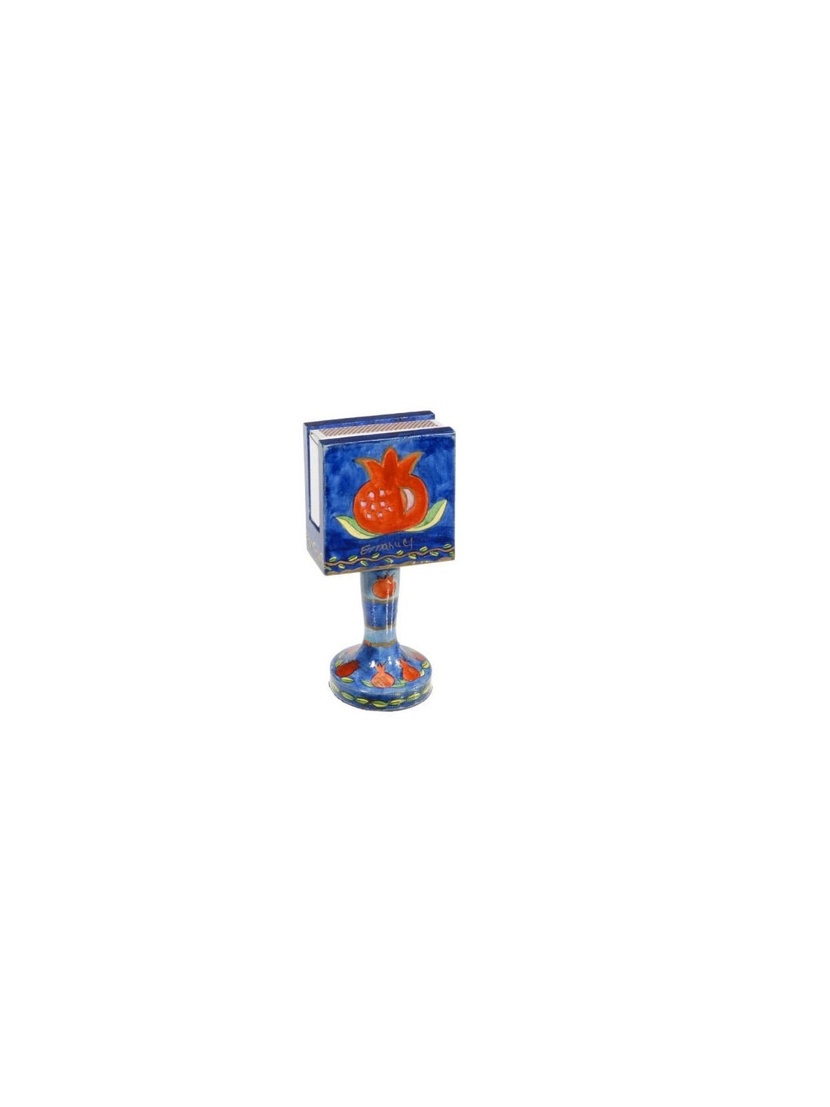 Yair Emanuel Standing Match Box Holder - Pomegranate