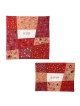 Yair Emanuel Embroidered Matzah Cover Set - Pomegranates Red