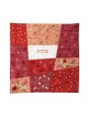 Yair Emanuel Embroidered Matzah Cover Set - Pomegranates Red