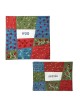 Yair Emanuel Embroidered Matzah Cover and Afikoman Bag - Pomegranates,