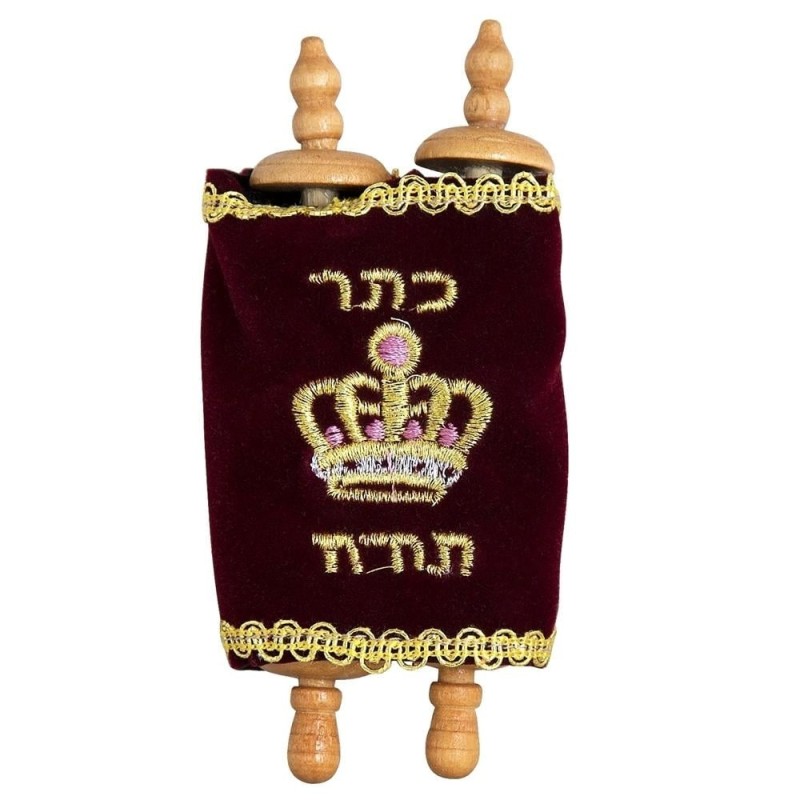 Deluxe Mini Torah Scroll Replica