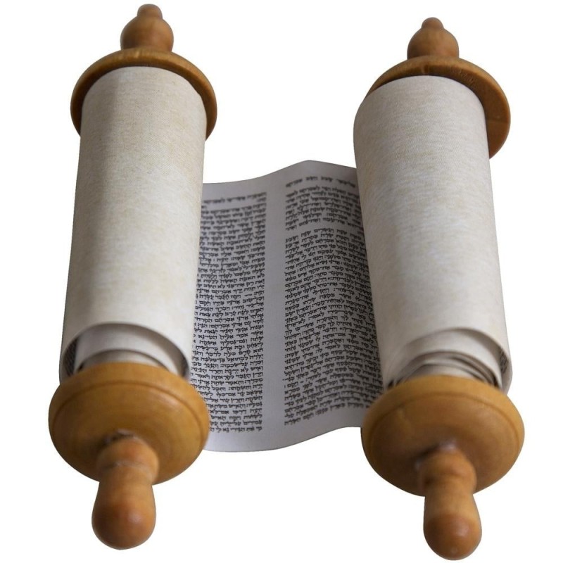 Deluxe Mini Torah Scroll Replica