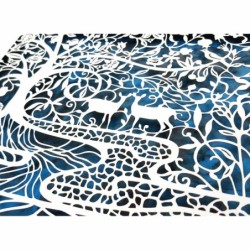 'My Soul Loves' Wall Art - Laser Cut Paper by David Fisher